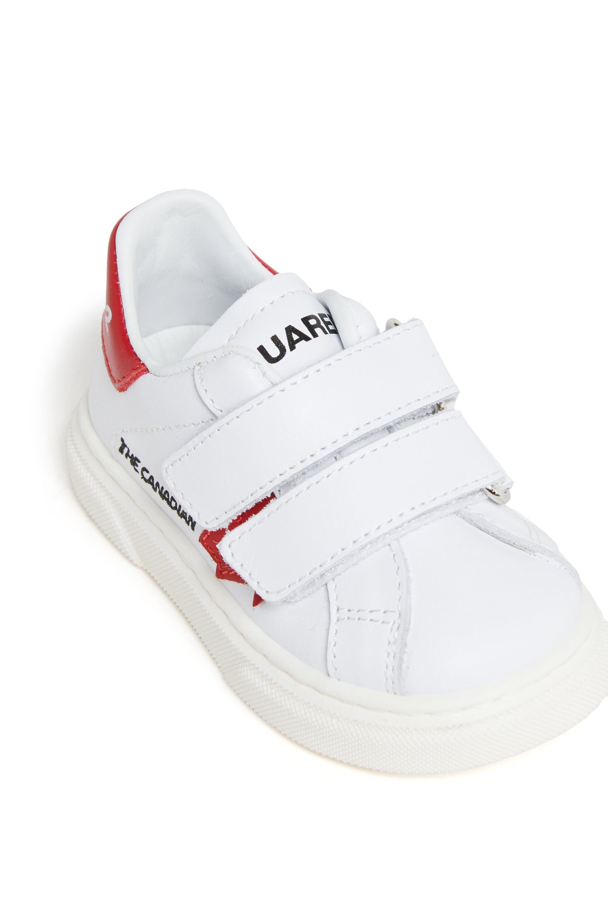 Baskets basses en cuir avec Maple Leaf