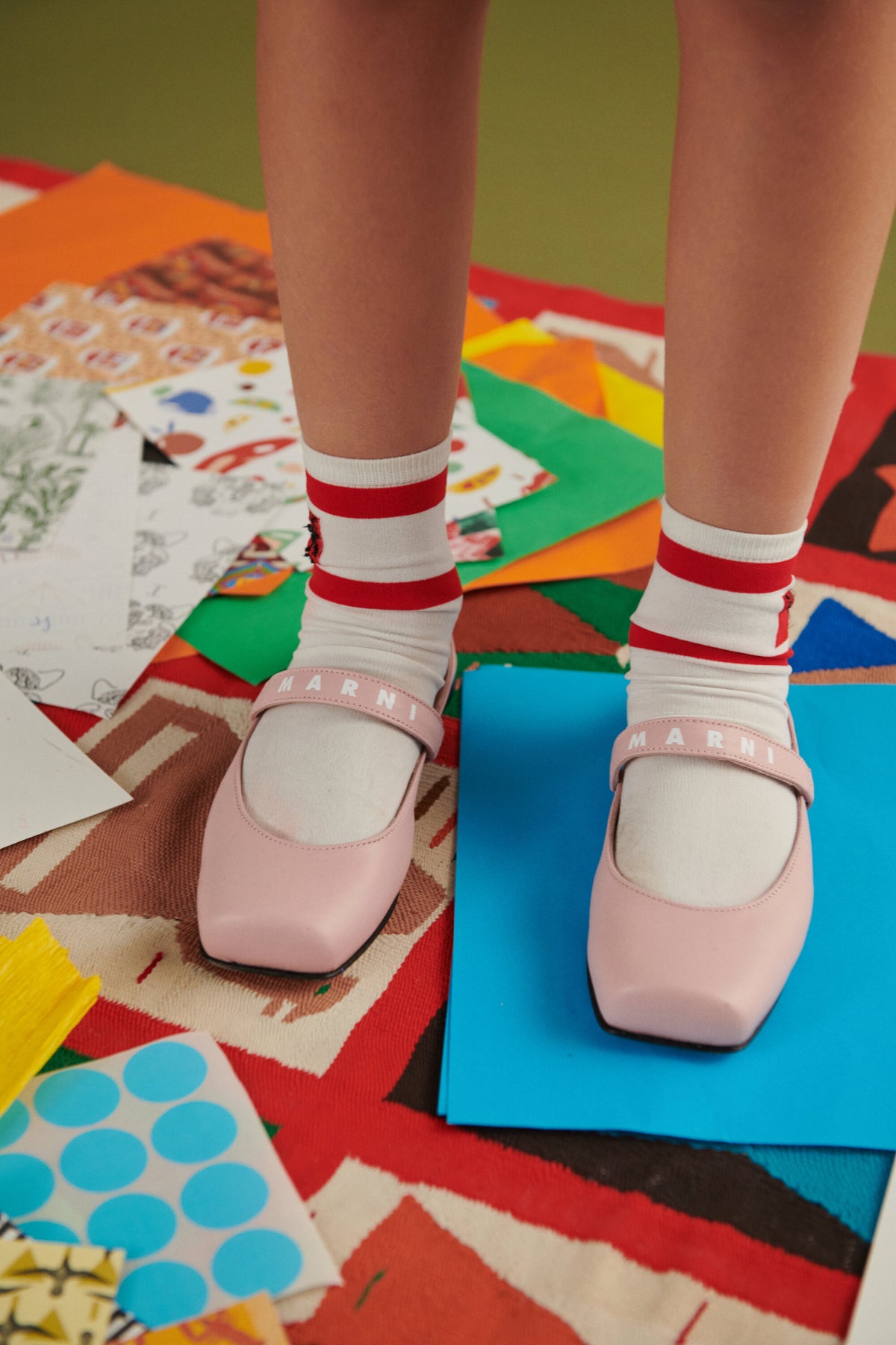 Ballerines avec logo